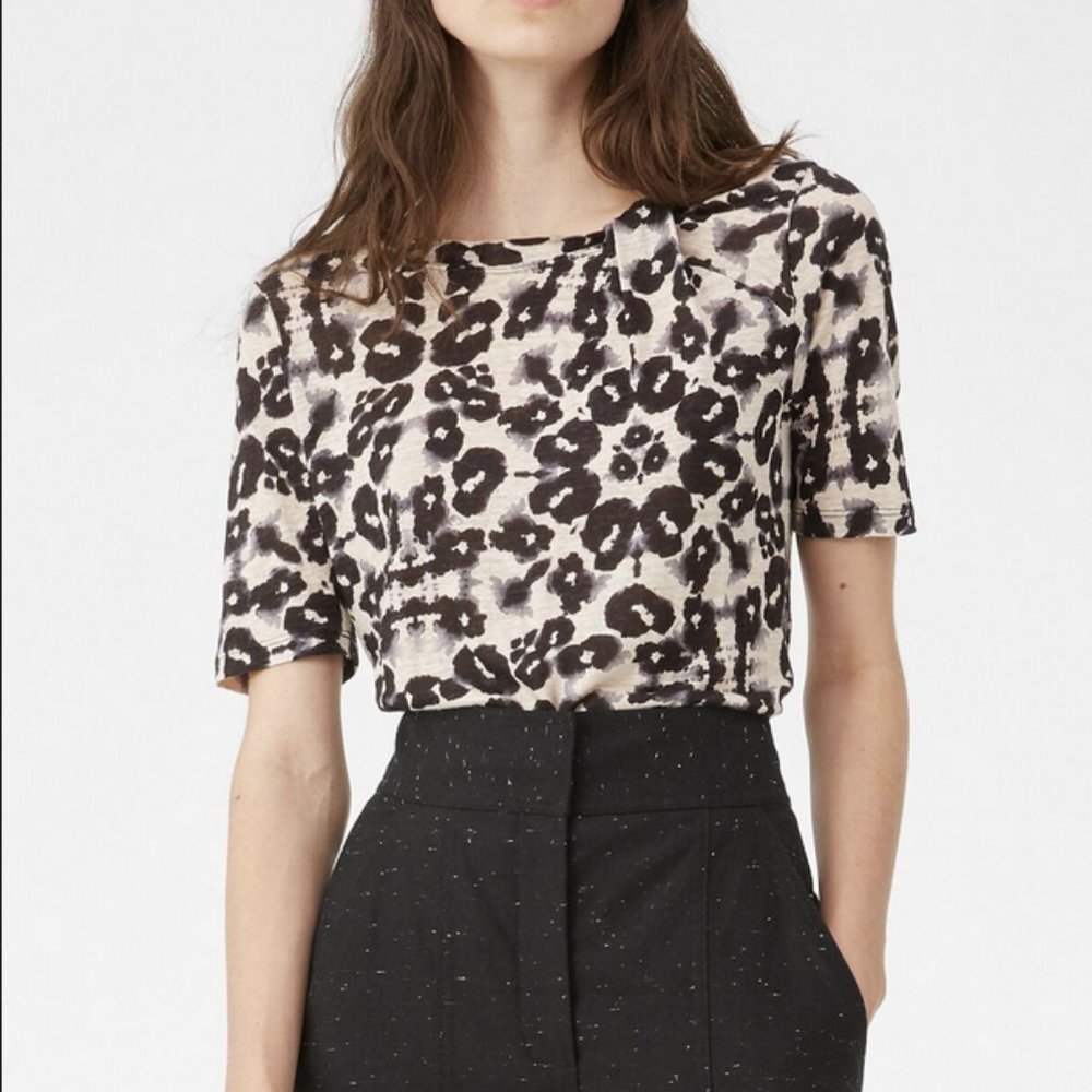 Rebecca Taylor Kaleidoscope Linen Top (XS)